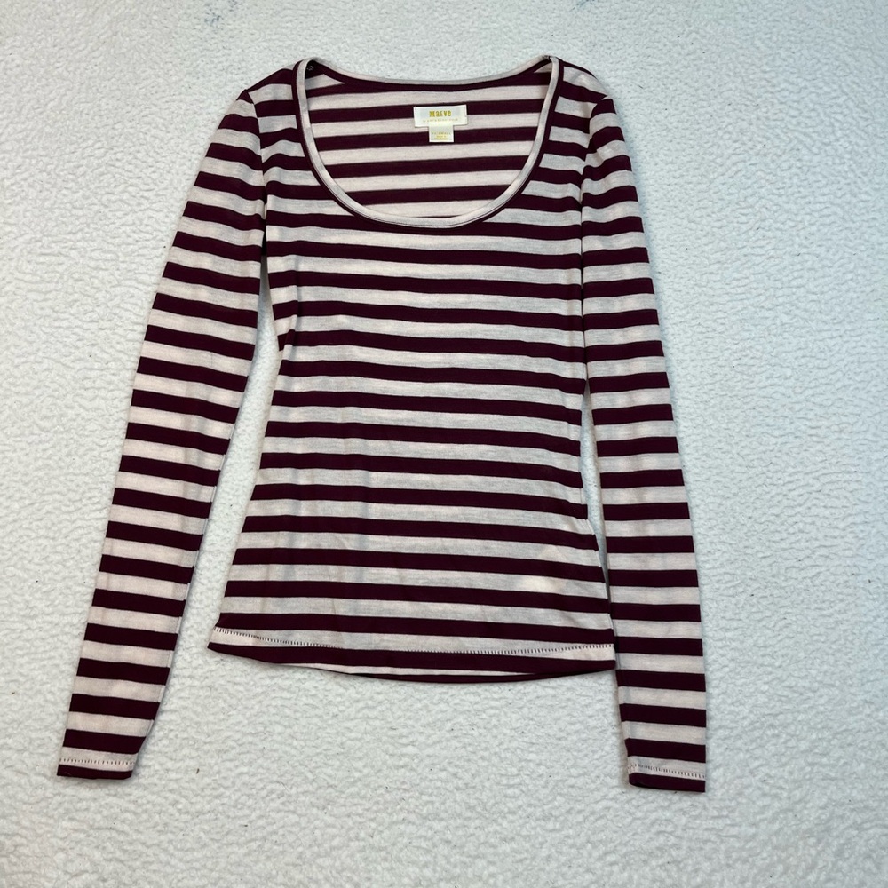 Anthropologie stripe long sleeve tee